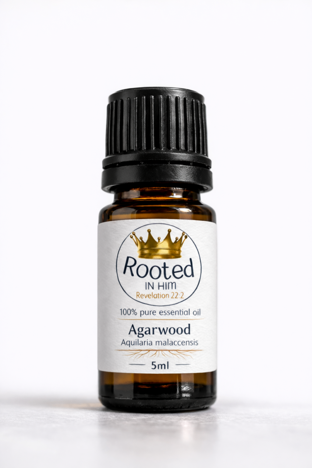 agarwood essential oil 5ml amber glass bottle rooted in him