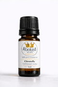 citronella essential oil 5ml amber bottle rooted in him