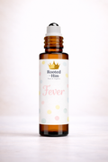 fever kids remedy roller 10ml amber bottle rooted in him