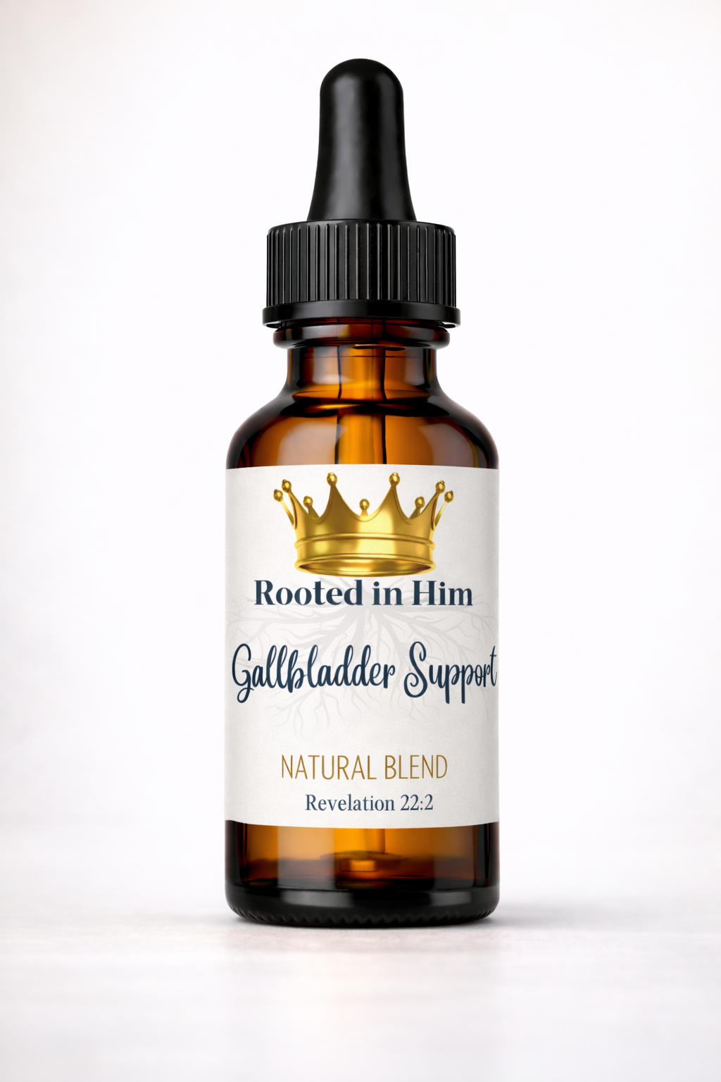 gallbladder support blend healing oil blend 30ml amber bottle rooted in him