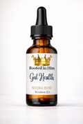 gut health blend healing oil blend 30ml amber bottle rooted in him