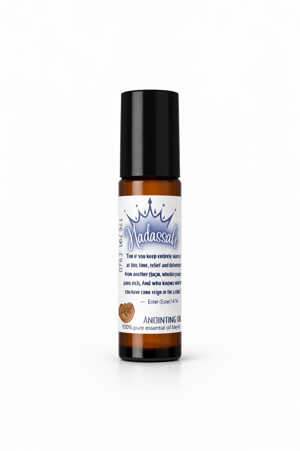 hadassah anointing oil roller bottle inspired by queen esther rooted in him