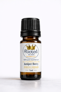 juniper berry essential oil 5ml amber bottle rooted in him