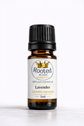 lavender essential oil 5ml amber bottle rooted in him