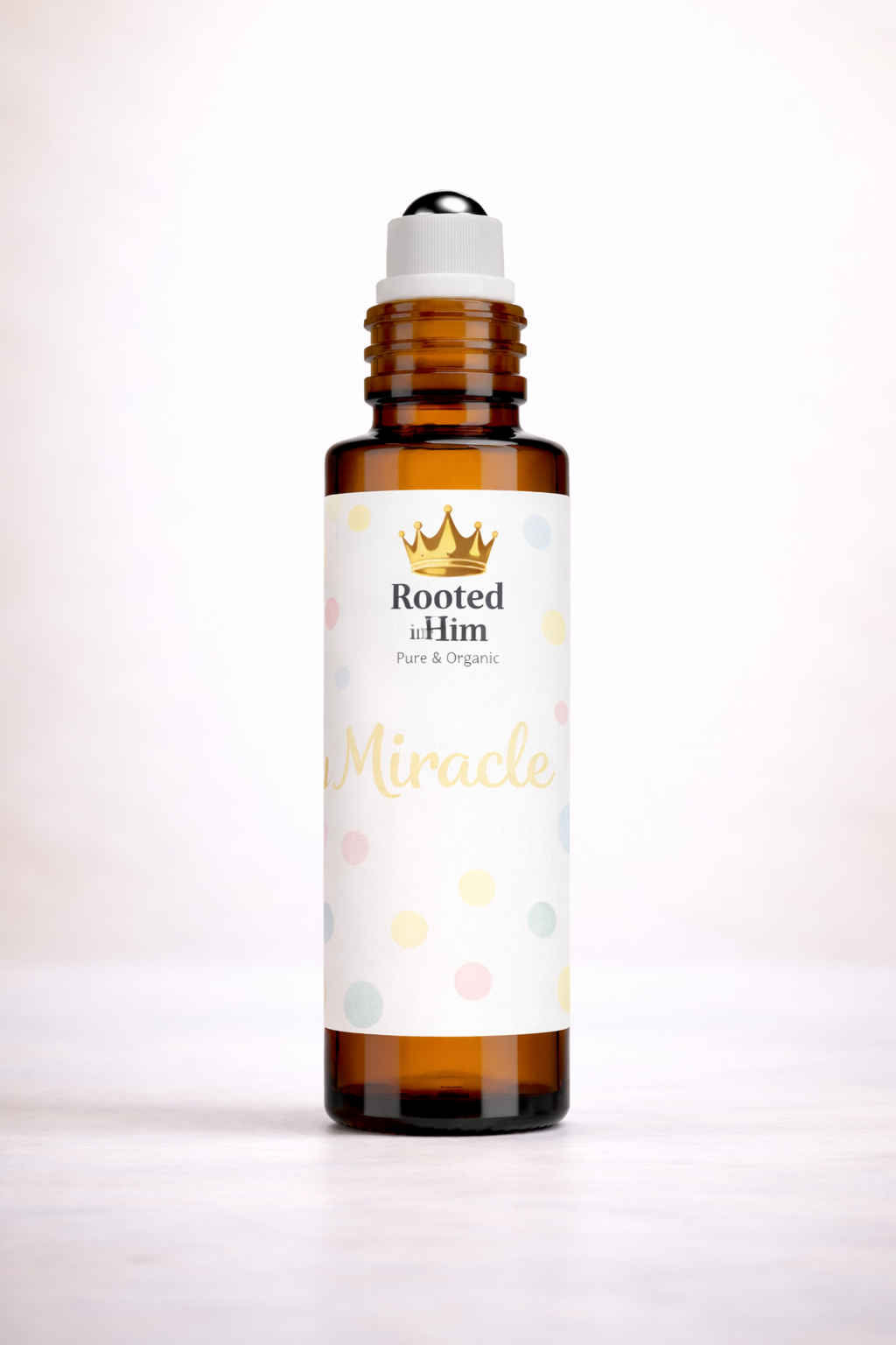 miracle oil kids remedy roller 10ml amber bottle rooted in him