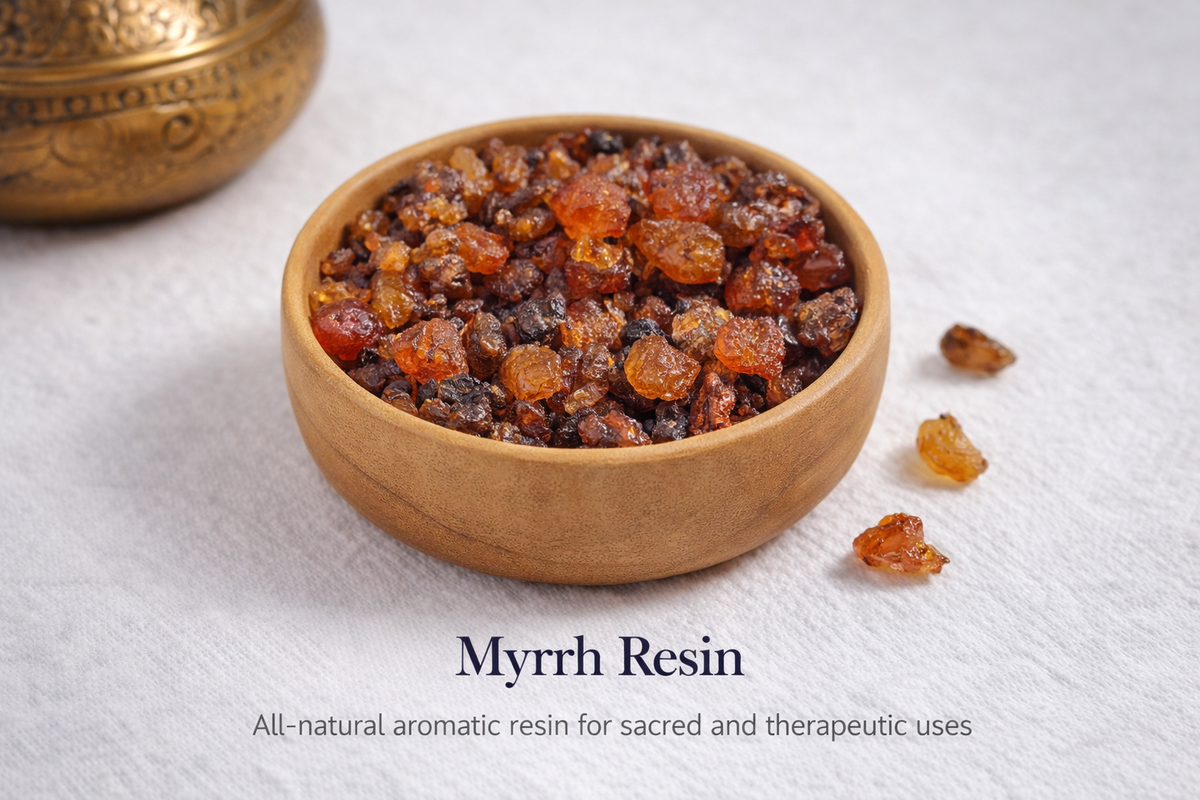 Myrrh Resin – Natural Incense Resin for Prayer and Worship – Rooted in Him