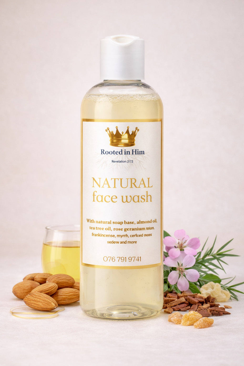 natural facewash 200ml botanical facial cleanser rooted in him