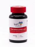 Pure desiccated grass fed beef liver capsules supplement bottle by Rooted in Him