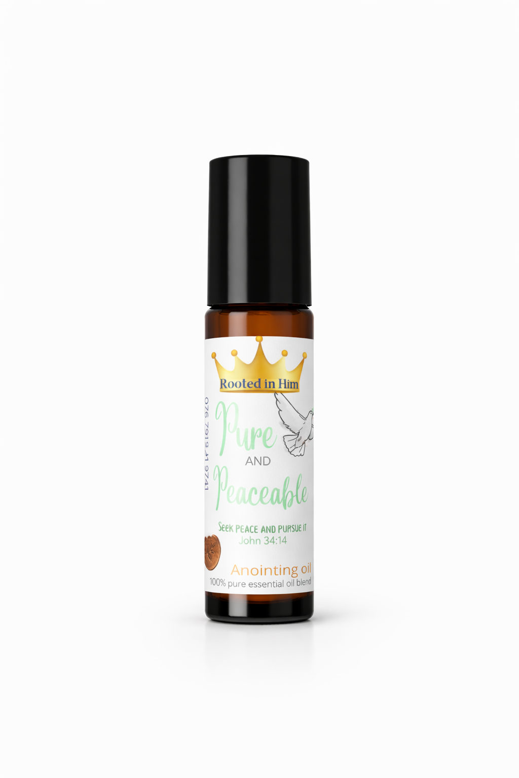 pure and peaceable anointing oil roller bottle rooted in him prayer oil