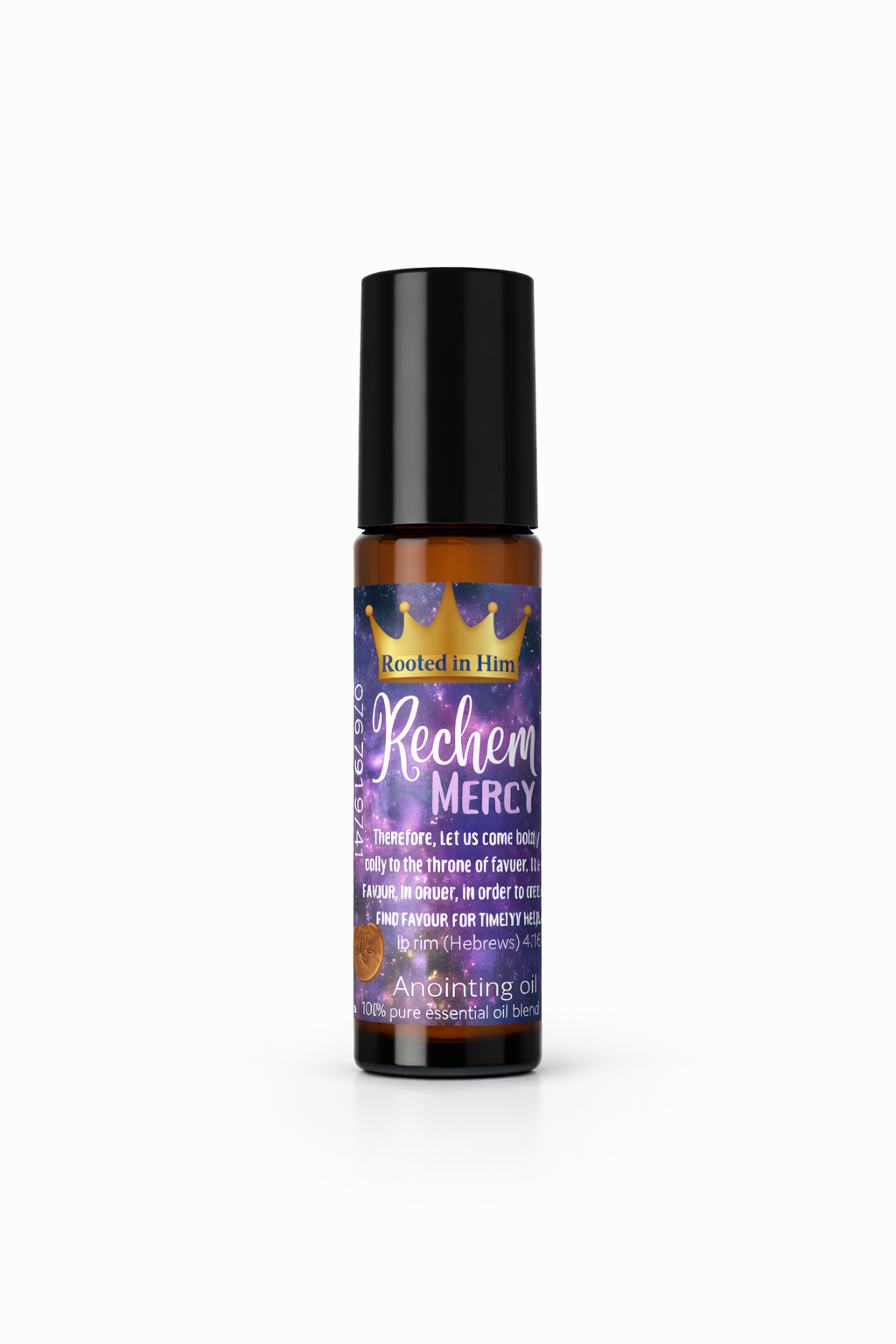 rechem mercy anointing oil roller bottle rooted in him prayer oil