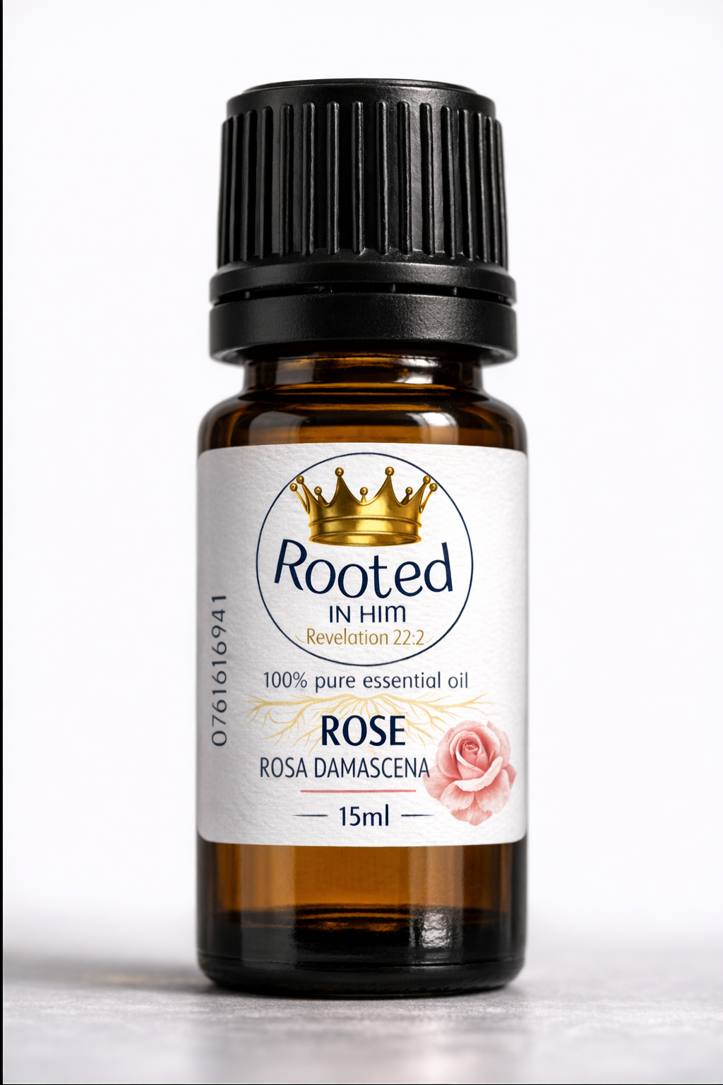 15ml rose essential oil bottle Rosa damascena pure essential oil