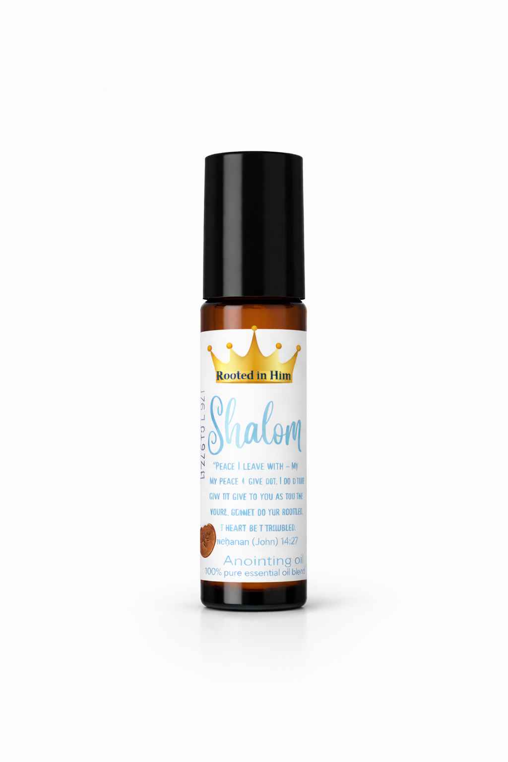 shalom anointing oil roller bottle rooted in him biblical peace prayer oil