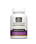 Shatavari herbal supplement capsules bottle for women's wellness and hormone balance support