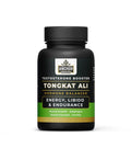 Tongkat Ali herbal supplement capsules bottle for energy and vitality support